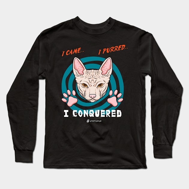 I conquered Long Sleeve T-Shirt by graphicganga